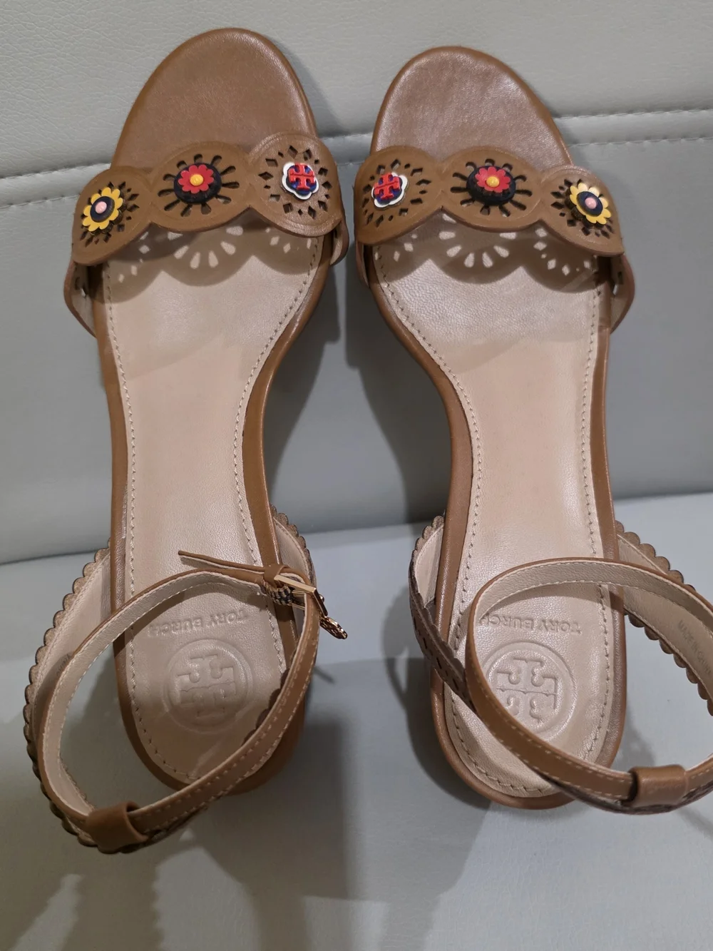 Tory Burch brown leather